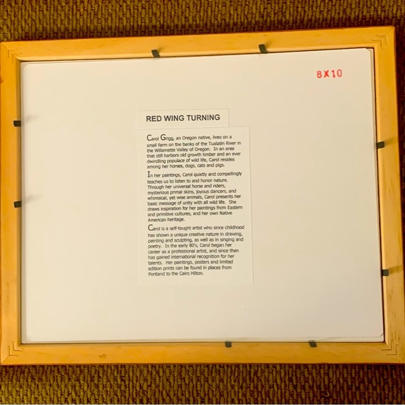 ARTIST CAROL GRIGG NATIVE AMERICAN (8 x 10) PRINTS - Picture 9 of 14